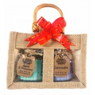 Lavender - Apple & Cinnamon Candles Bag Set