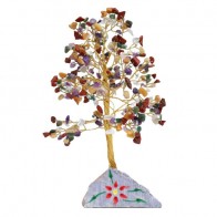 Handmade Gemstone Chakra Chip Tree