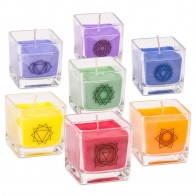 Seven Chakra Eco Rapeseed Scented Candles Set