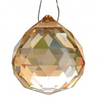 Feng Shui Crystal Sphere Champagne