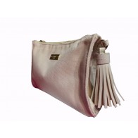 Chloe Jute Make Up & Travel Bag 