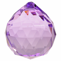 Feng Shui Crystal Sphere Purple 