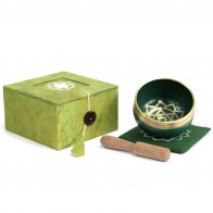 Tibetan Heart Chakra Singing Bowl Gift Set 