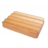 Hemu Wooden Soap Dish Corrugated 