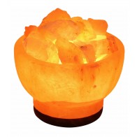Fire Bowl Natural Himalayan Salt Lamp Pink Rock Crystal