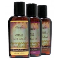 Kuumba Made Organic Trio Bath & Body Oil Travel Set