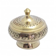 Brass Bowl Patterned Design