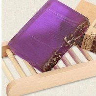 Lavender Handmade Soap & Wooden Dish Set
