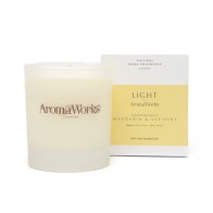 Aromaworks Light Range Mandarin & Vetivert Candle 30cl