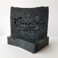 Pierre de Plaisir 100% Men's Face & Body Soap Charcoal Black 