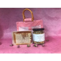 Local Honey Man Pollin Granules & Honeycomb Gift Set