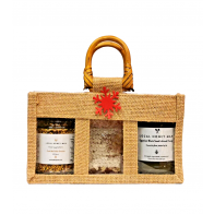 Local Honey Man Trio Honey Blackseed - Pollin & Honeycomb Gift Set