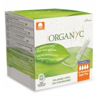 Organyc Compact Tampons Super Plus with Applicator Organic Cotton 