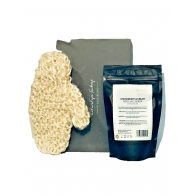 Natural Spa Factory Strawberry Cream Body Scrub & Sisal Mitt