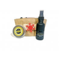 Organic Trevarno Beard Cleansing Balm & Sandalwood Beard Oil Gift Set 