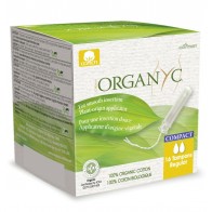 Organyc Compact Tampons Regular with Applicator Organic Cotton 16 x pack
