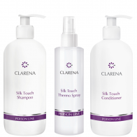 Clarena Poison Line Silk Touch Shampoo Conditioner & Thermo Spray