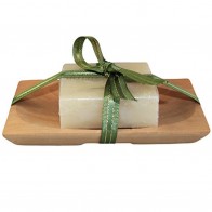 Handmade Honey Soap & Sandstone Dish Set 