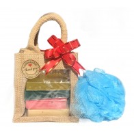 Soaps & Shower Scrunch Gift Set