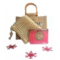 Natural Soap & Sisal Pouch Gift Set