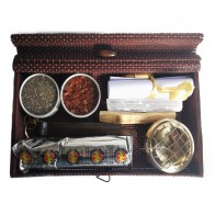 Space Clearing Resin Set in Bamboo Gift Box 