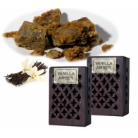 Incense Resin Vanilla & Amber in Wooden Box