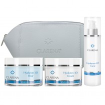 Clarena Hyaluron Set 3D Skincare Set Cosmetic Bag