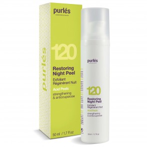 Purles 120 Home Care Acid Peel Restoring Night Peel Strenghtening & Anticouperose 50ml
