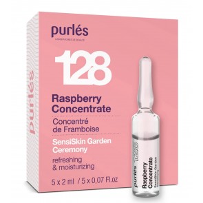 Purles 128 SensiSkin Garden Ceremony Raspberry Concentrate For Radiant & Hydrated Skin 5x2ml