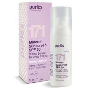 Purles 171 Derma Solution Mineral Sunscreen SPF30 Ageing Prevention 30ml