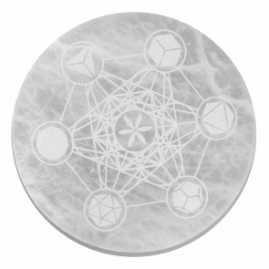 Sacred Geometry Large Charging Plate 18cm 