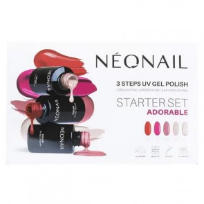 NeoNail 3 Steps UV Gel Nail Polish Adorable Starter Set