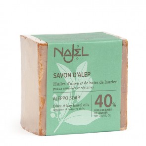 Najel Aleppo Soap with 40% Bay Laurel Oil 