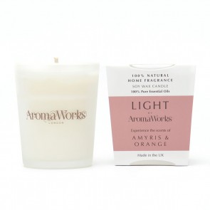Aromaworks Range Amyris & Orange Candle 10cl 