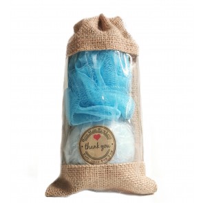 Vanilla Bath Bomb Exfoliating Gift Set