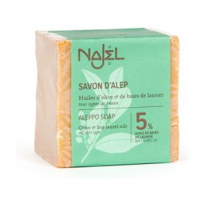 Najel Aleppo Soap with 5% Bay Laurel Oil 