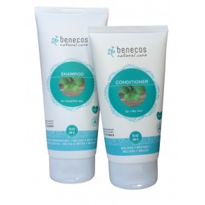 Benecos Melissa & Nettle Shampoo & Conditioner 