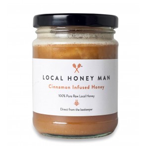 Local Honey Man Cinnamon Infuse Real Honey 340g