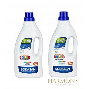 2 x Sodasan Colour Laundry Liquid 1.5Ltr