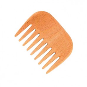 Forsters Vegan Afro Hair Comb Beech Wood Wide Tooth 