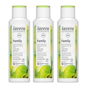 3 x Lavera Freshness and Balance Shampoo 