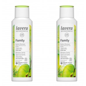 2 x Lavera Freshness and Balance Shampoo 