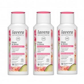 3 x Lavera Gloss & Shine Shampoo 