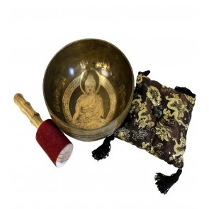 Brass Golden Buddha Bowl Full Set