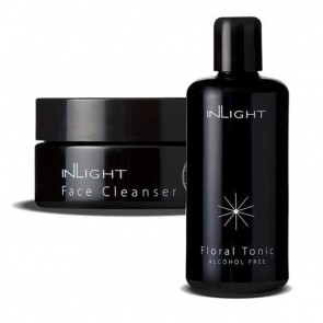 Inlight Cleanser & Floral Face Tonic Set