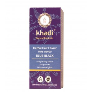 Khadi Herbal Hair Colour Pure Indigo Blue Black