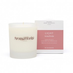 Aromaworks Light Range Amyris & Orange Candle 30cl Medium