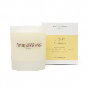 Aromaworks Light Range Mandarin & Vetivert Candle 30cl 