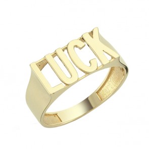Ana Dyla Eclectic Luck Ring 14ct Gold
