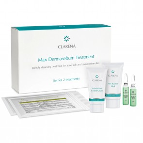 Clarena Max Dermasebum Deeply Cleansing Acne 2 Treatments Set